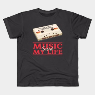 Music saved my life Kids T-Shirt